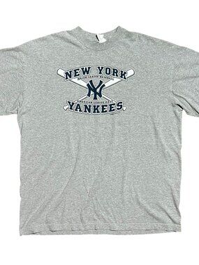New York Yankees 2001 Majestic MLB Y2K Vintage Graphic T-Shirt, Men's XL